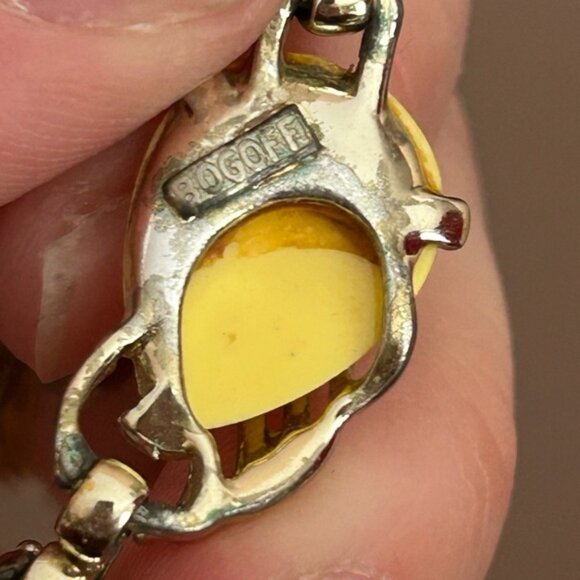 BOGOFF vintage Yellow gold Women's Necklace 🎁 - Picture 6 of 6